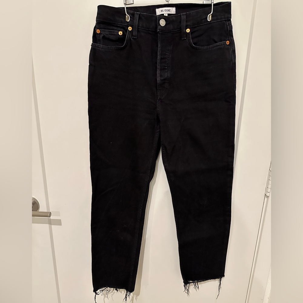 RE/DONE High Rise Stove Pipe Jeans 29 - Picture 4 of 7